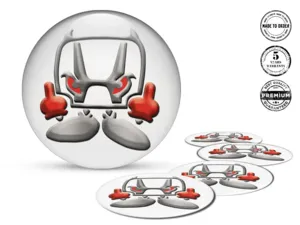 Badge Bombati Stile Drift Cupola Lusso Veicoli